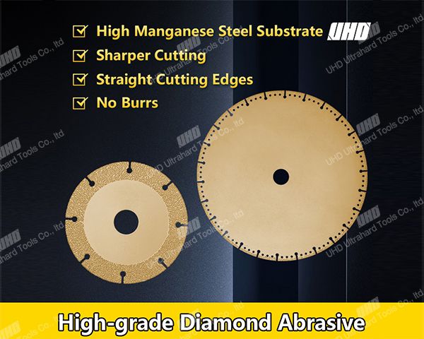 Diamond saw blade for manual cutting - vacuum diamond grinding tools